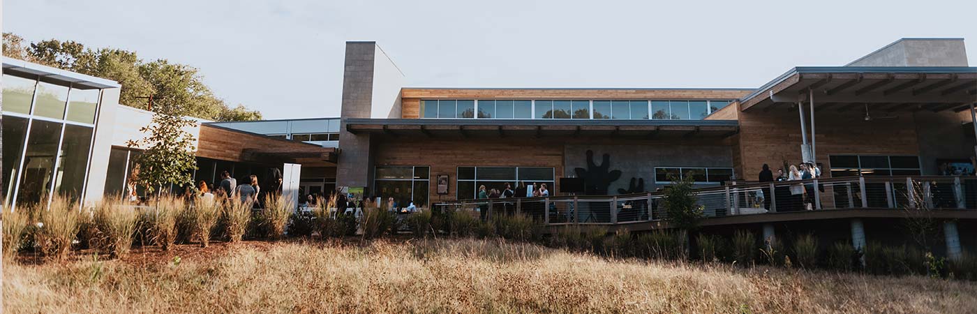 outside of the veterinary center