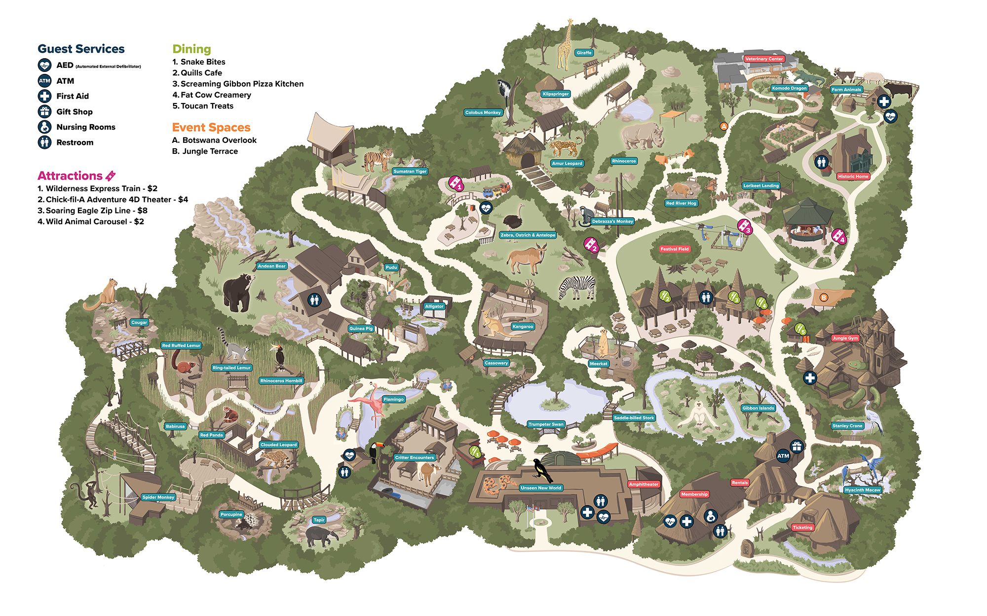 Zoo map